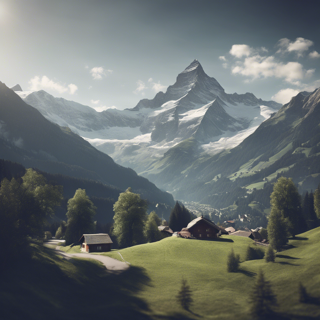 Skiing in the Alps