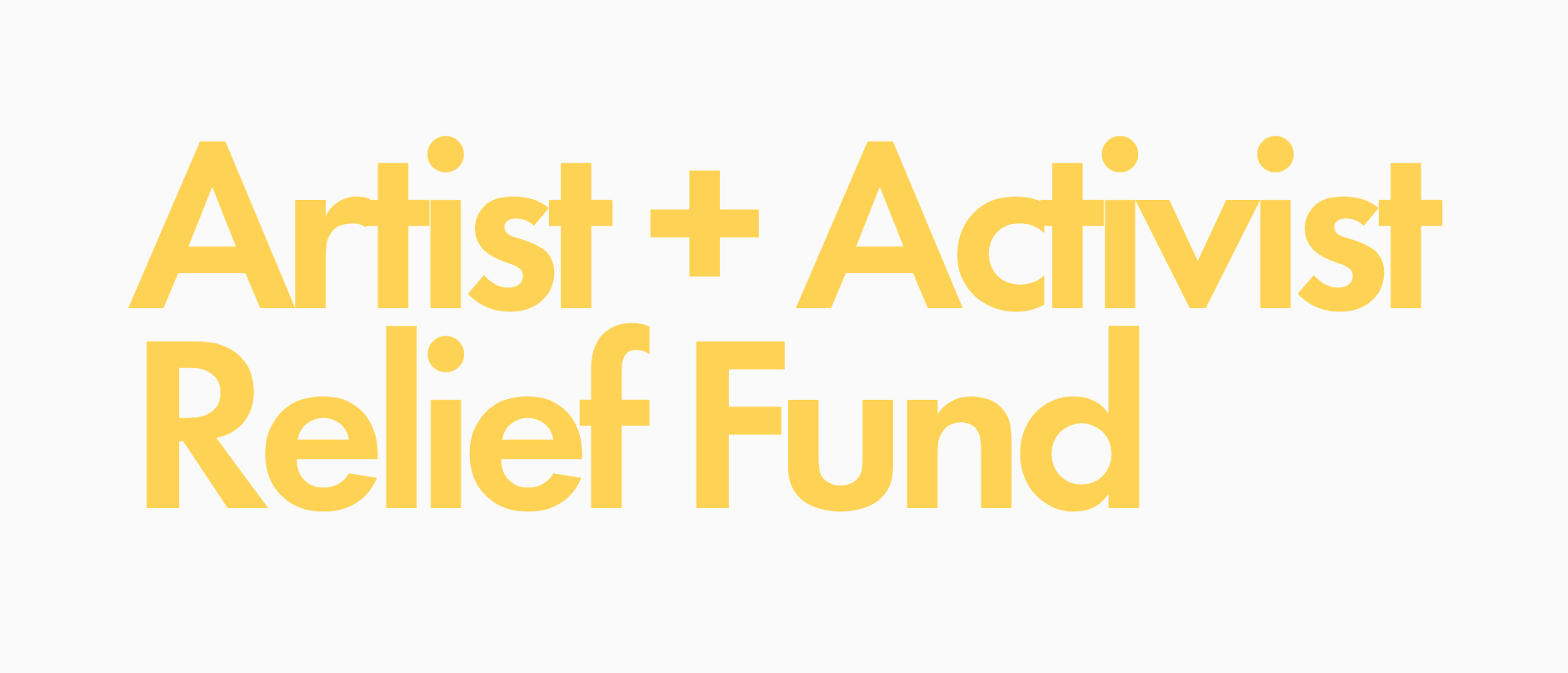 Artists & Activist Relief Fund