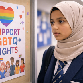An LGBTQ poster offends a religious student. They want it removed from the school corridor. What do you do?
