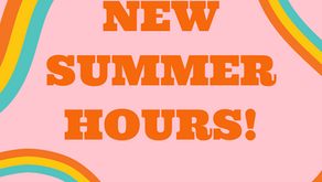 Summer Hours Starting July 15!