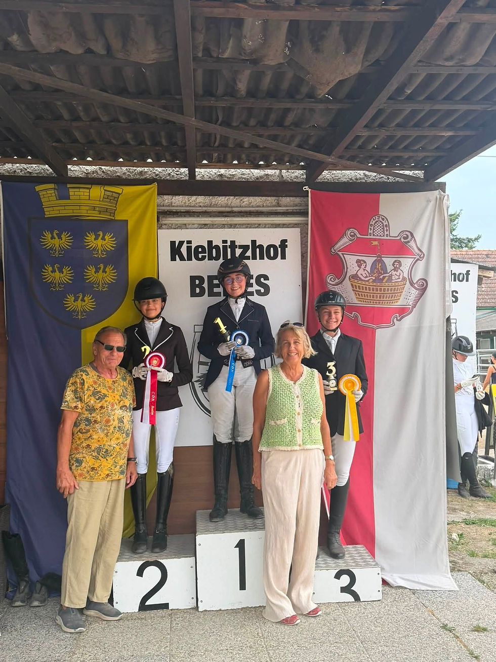 Siegerehrung Dressurturnier