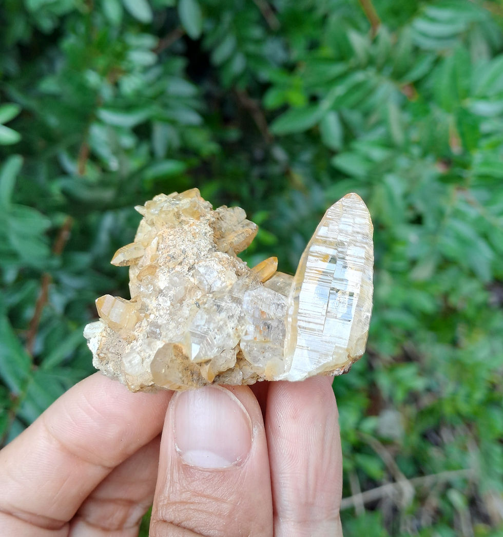 Miniatura: Cristal Quartzo Ganesh Himal Golden Healer