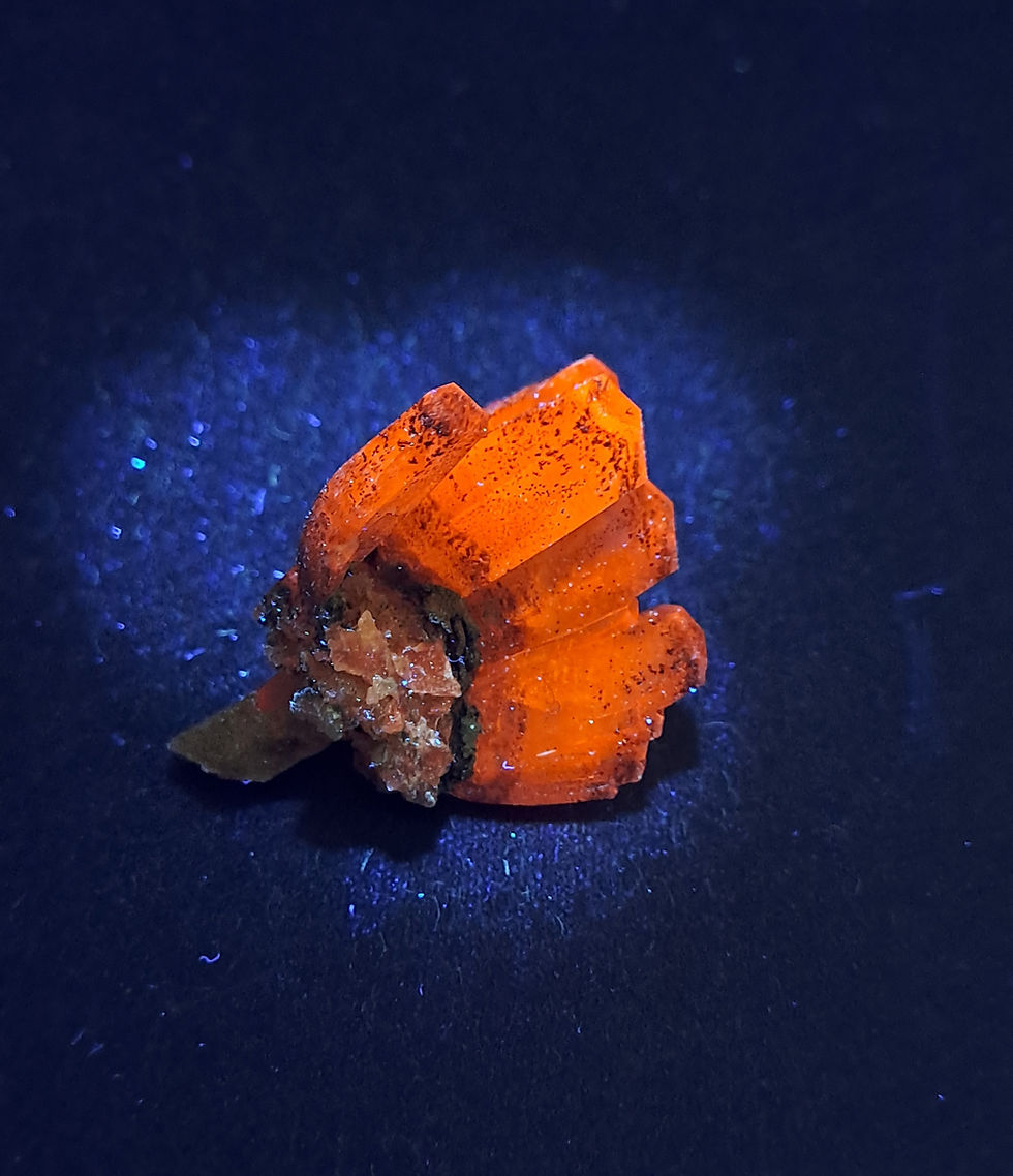 Miniatura: Calcite Árvore Sangue de Dragão, Fujian, China