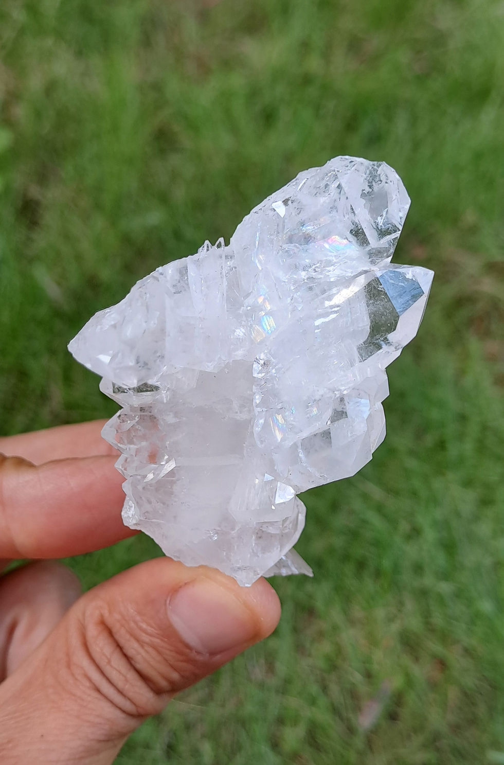 Thumbnail: Faden Quartz Cluster w\ Rainbows