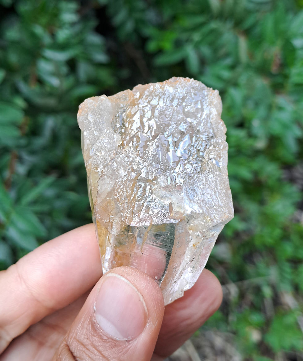 Miniatura: Quartzo Ganesh Himal Tessin Habit Golden Healer dos Himalaias