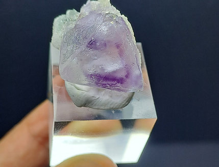 Fluorite Octaedro Rosa