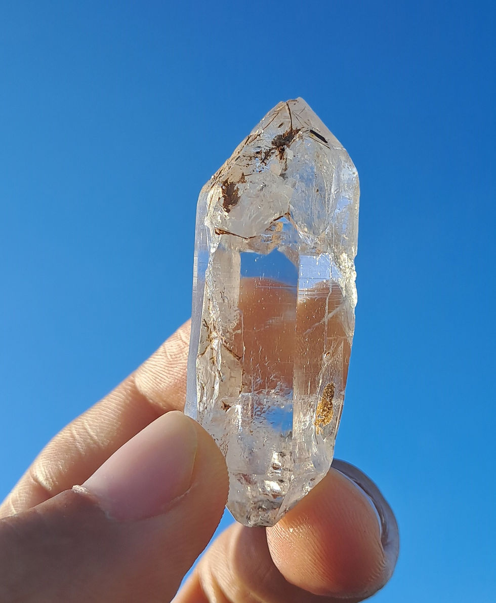 Thumbnail: Quartzo Hashupi Himalaias Dupla Terminação \ Himalayan Hashupi Quartz Double Terminated