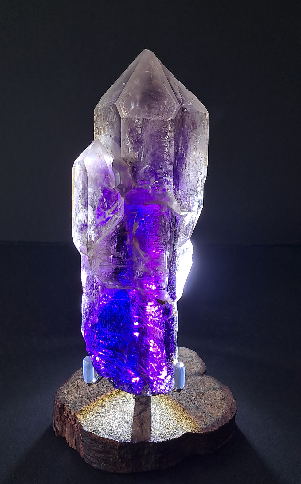 Amethyst Brandberg Skeletal Scepter