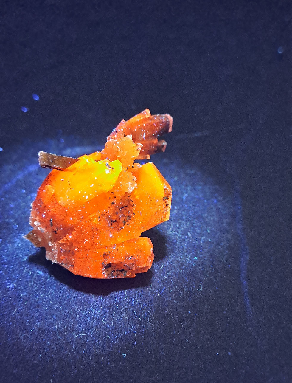 Miniatura: Calcite Árvore Sangue de Dragão, Fujian, China