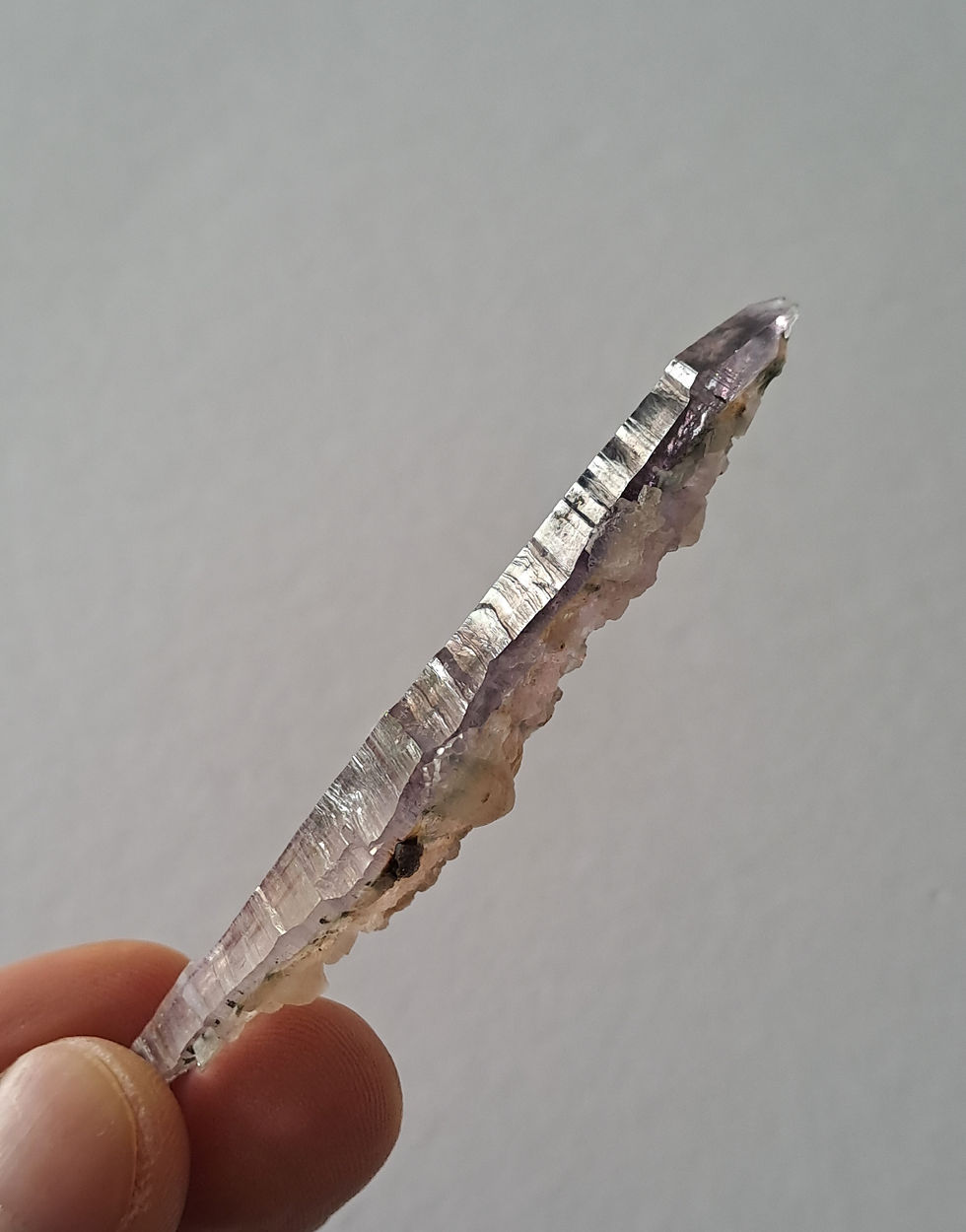 Thumbnail: Varinha Ametista Brandberg c\ Calcite