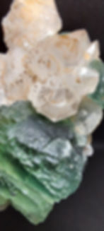 Miniatura: Okorusu Fluorite c\ Flor de Quartzo