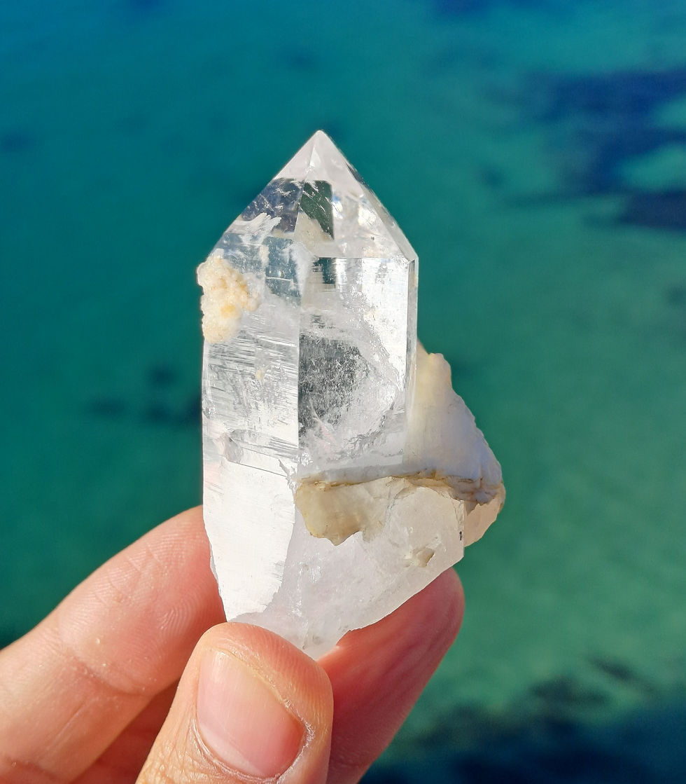 Miniatura: Quartzo Himalaias c\ Feldspato