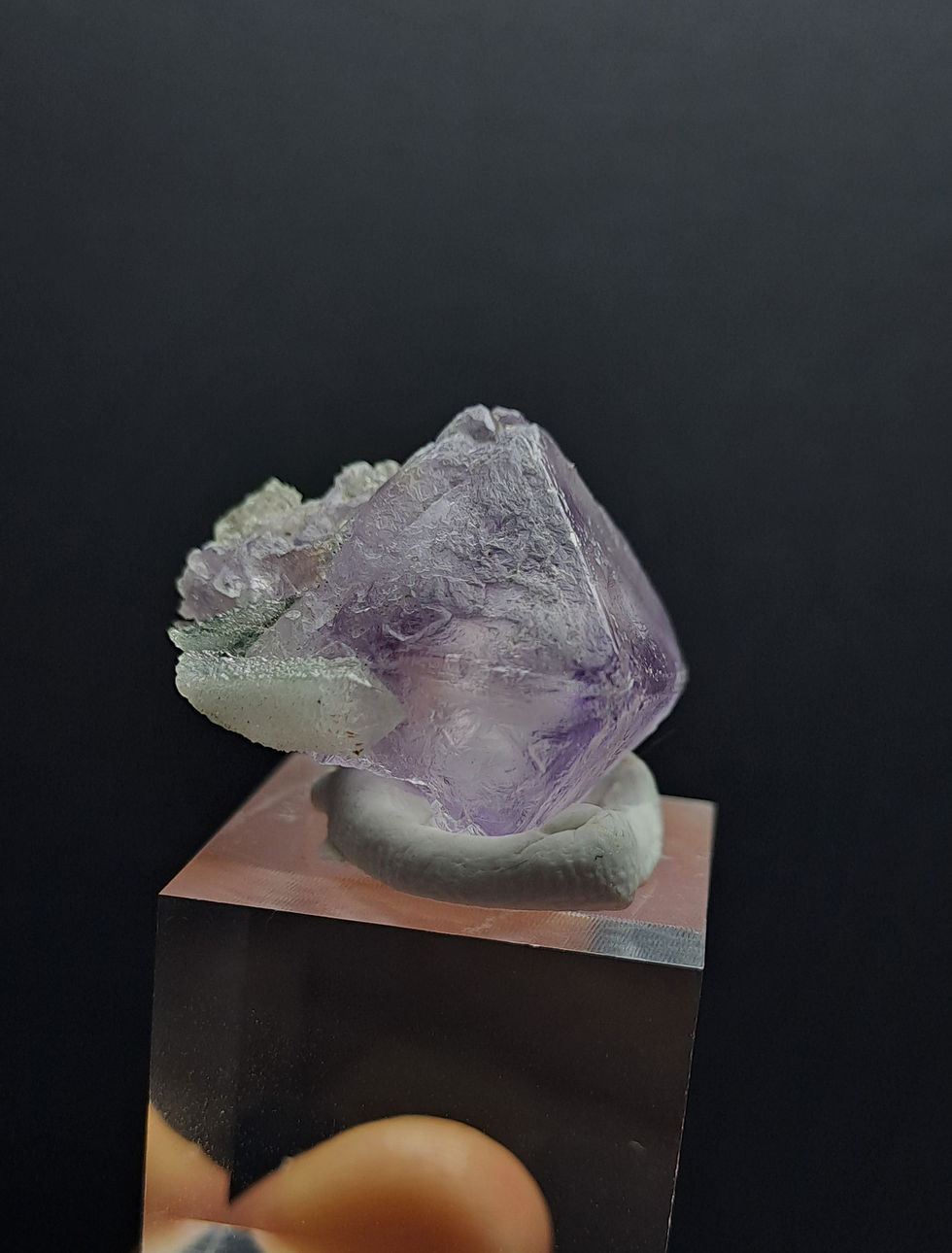 Miniatura: Fluorite Octaedro Rosa, Huanggangliang, China
