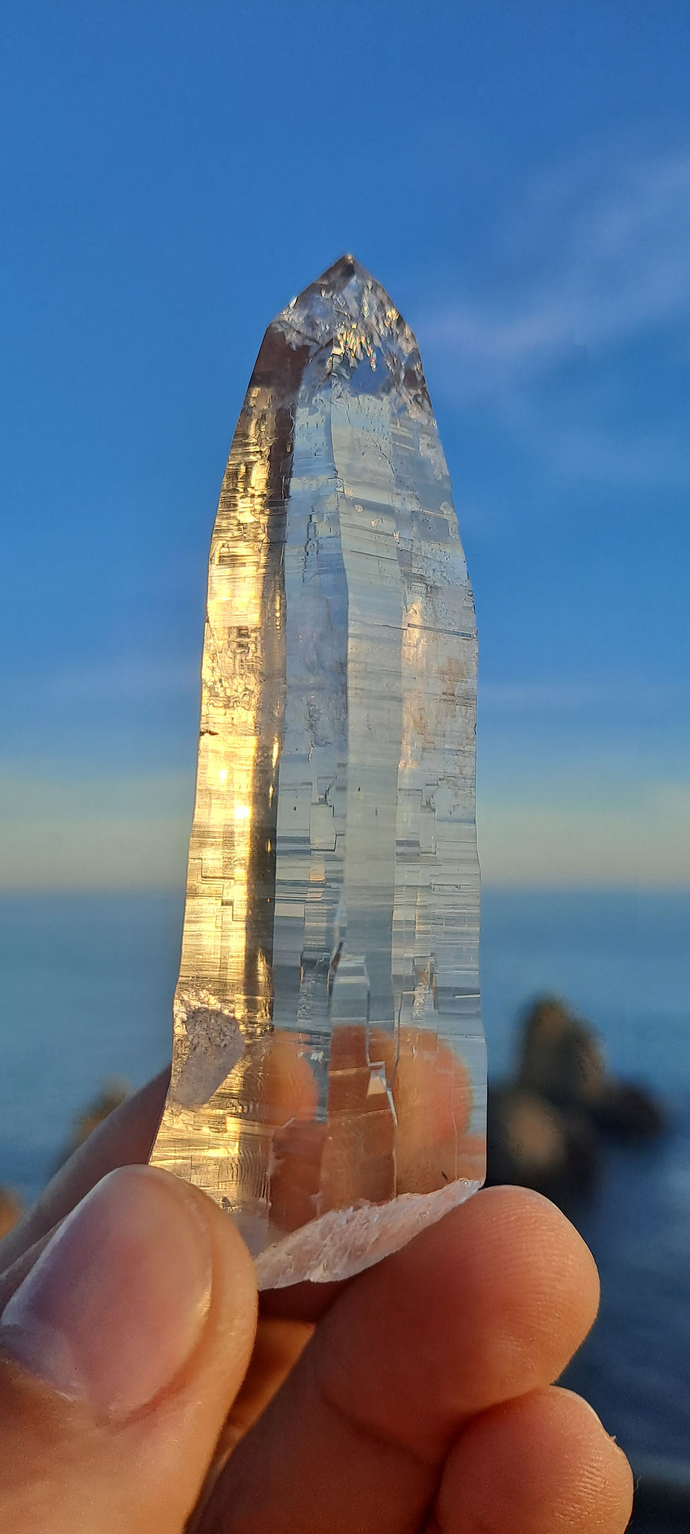 Thumbnail: Cristal Quartzo Óptico Himalaias Hashupi \ Optical Himalayan Hashupi Quartz Crystal