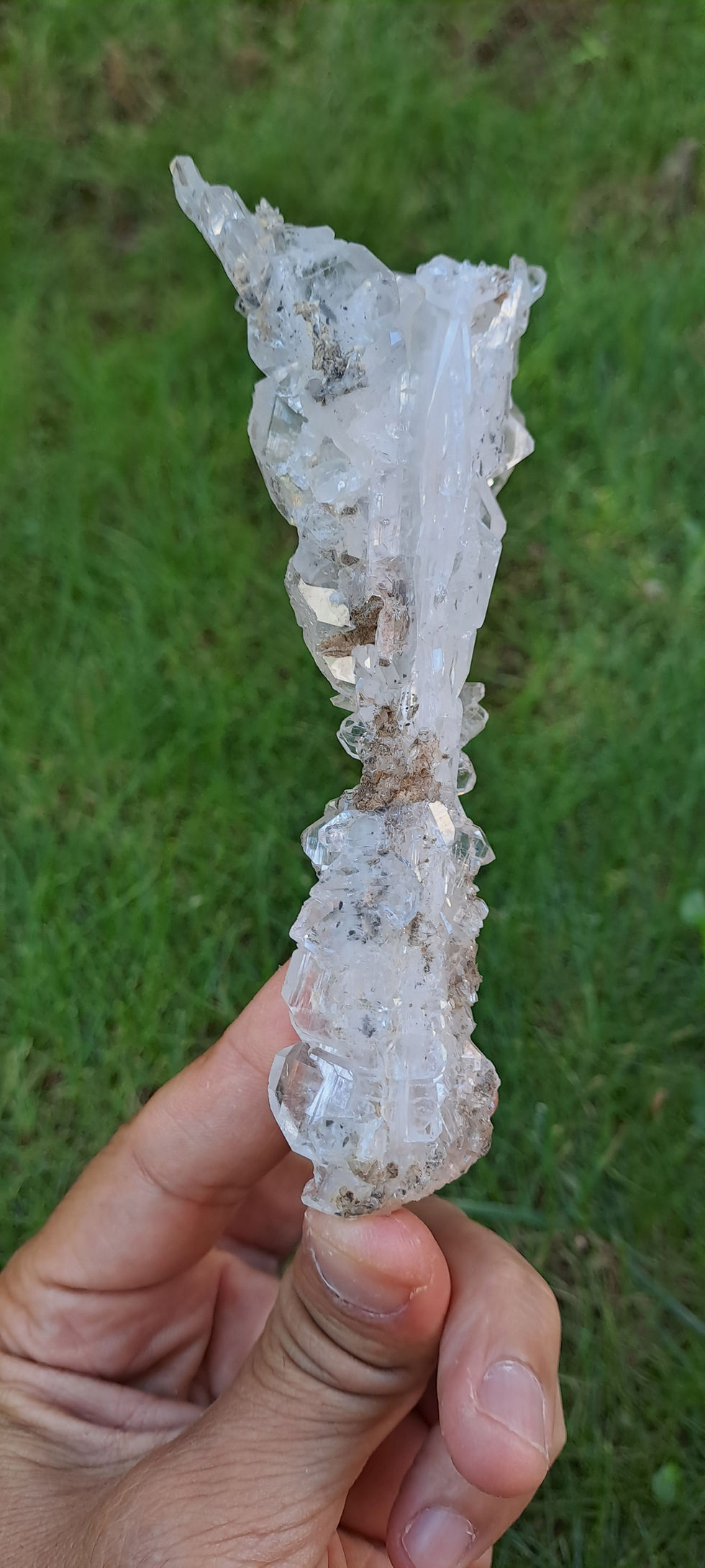 Thumbnail: Faden \ Tabular Scepter Quartz Crystal w\ rainbows