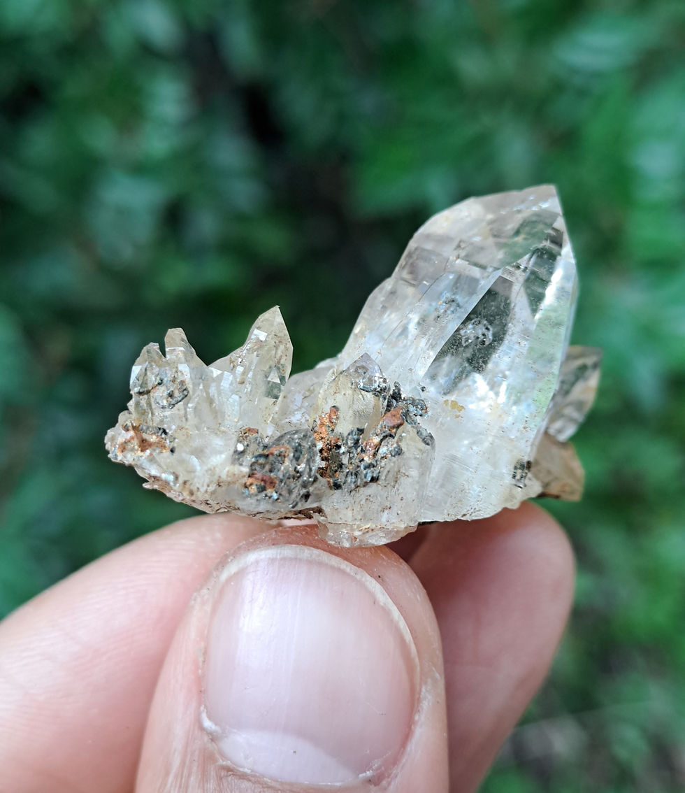 Miniatura: Drusa Óptica Quartzo Ganesh Himal dos Himalaias