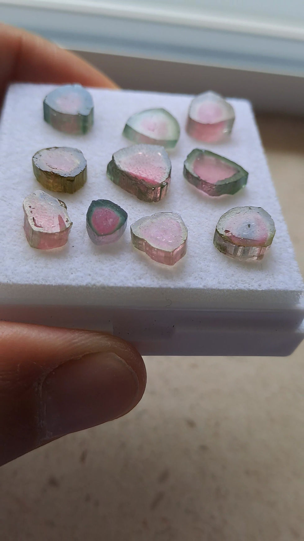 Thumbnail: Watermelon Tourmaline Slices