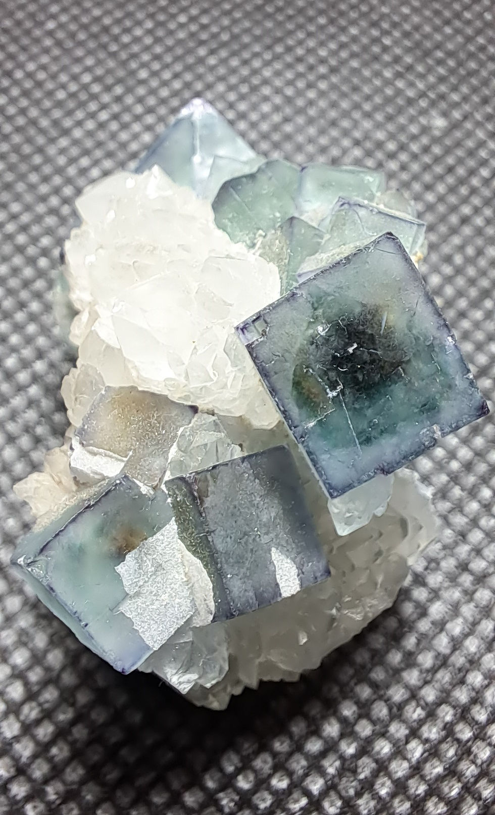 Miniatura: Okorusu Fluorite c\ Flor de Quartzo