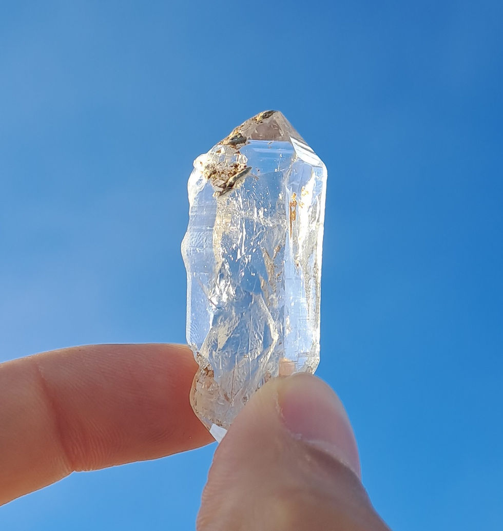 Thumbnail: Quartzo Hashupi Himalaias Dupla Terminação \ Himalayan Hashupi Quartz Double Terminated