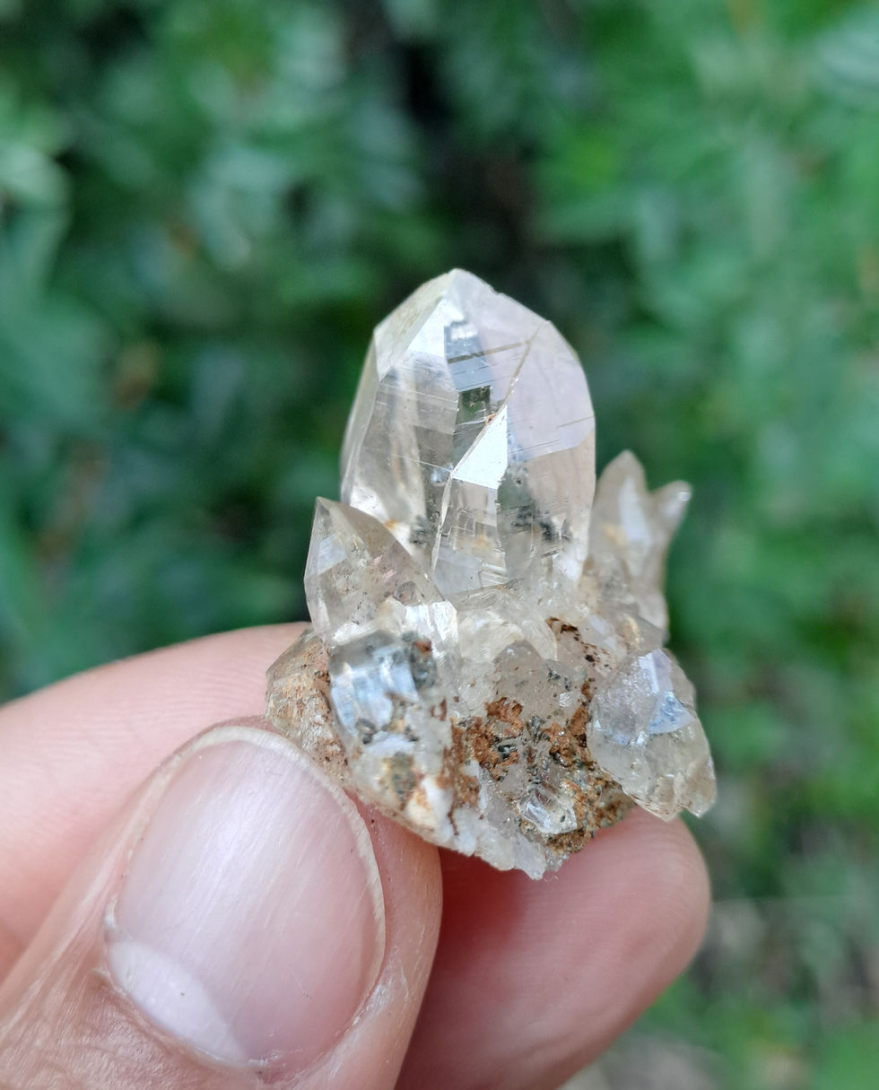 Miniatura: Drusa Óptica Quartzo Ganesh Himal dos Himalaias