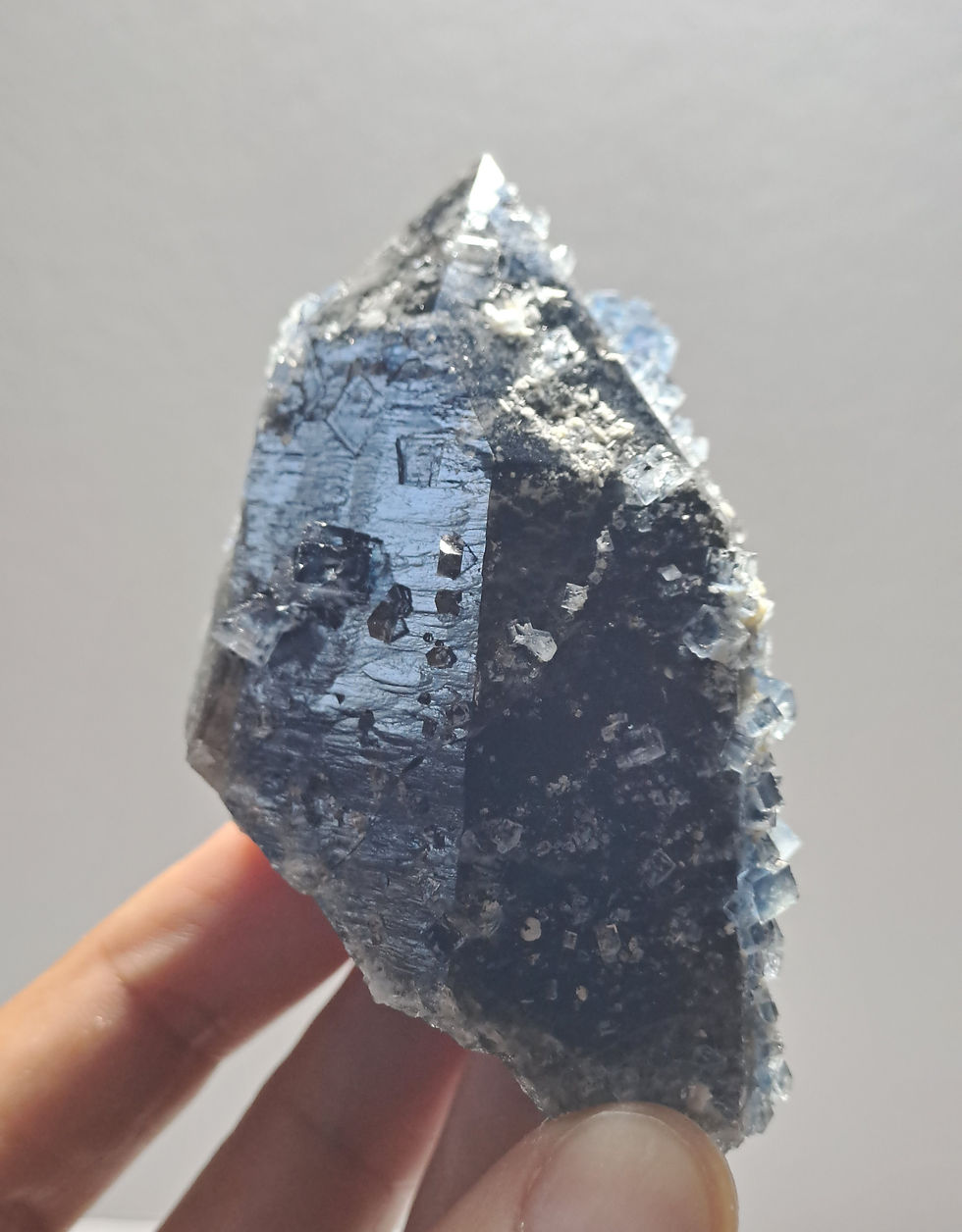Thumbnail: Quartzo Morion c\ Fluorite