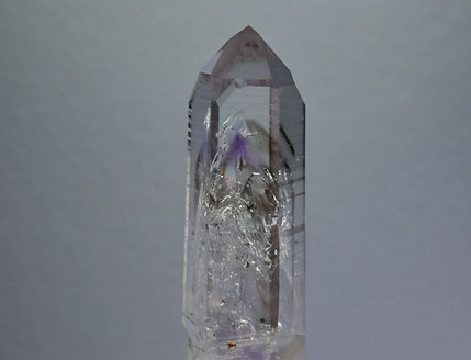 Lemurian Quartz w\ Amethyst & Smoky Phantoms