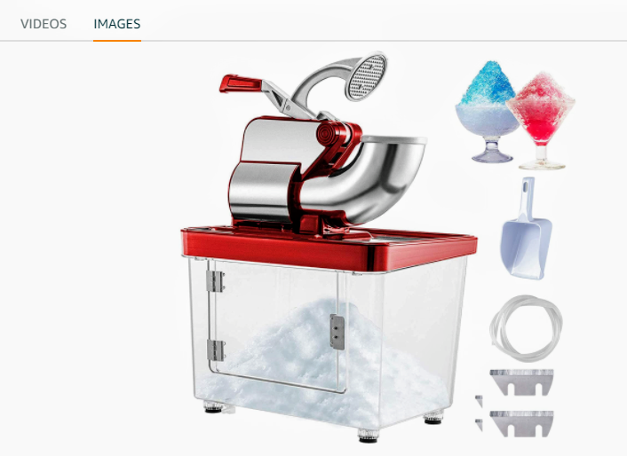 Commercial Grade Ice Crusher/ Snow Cone Machine