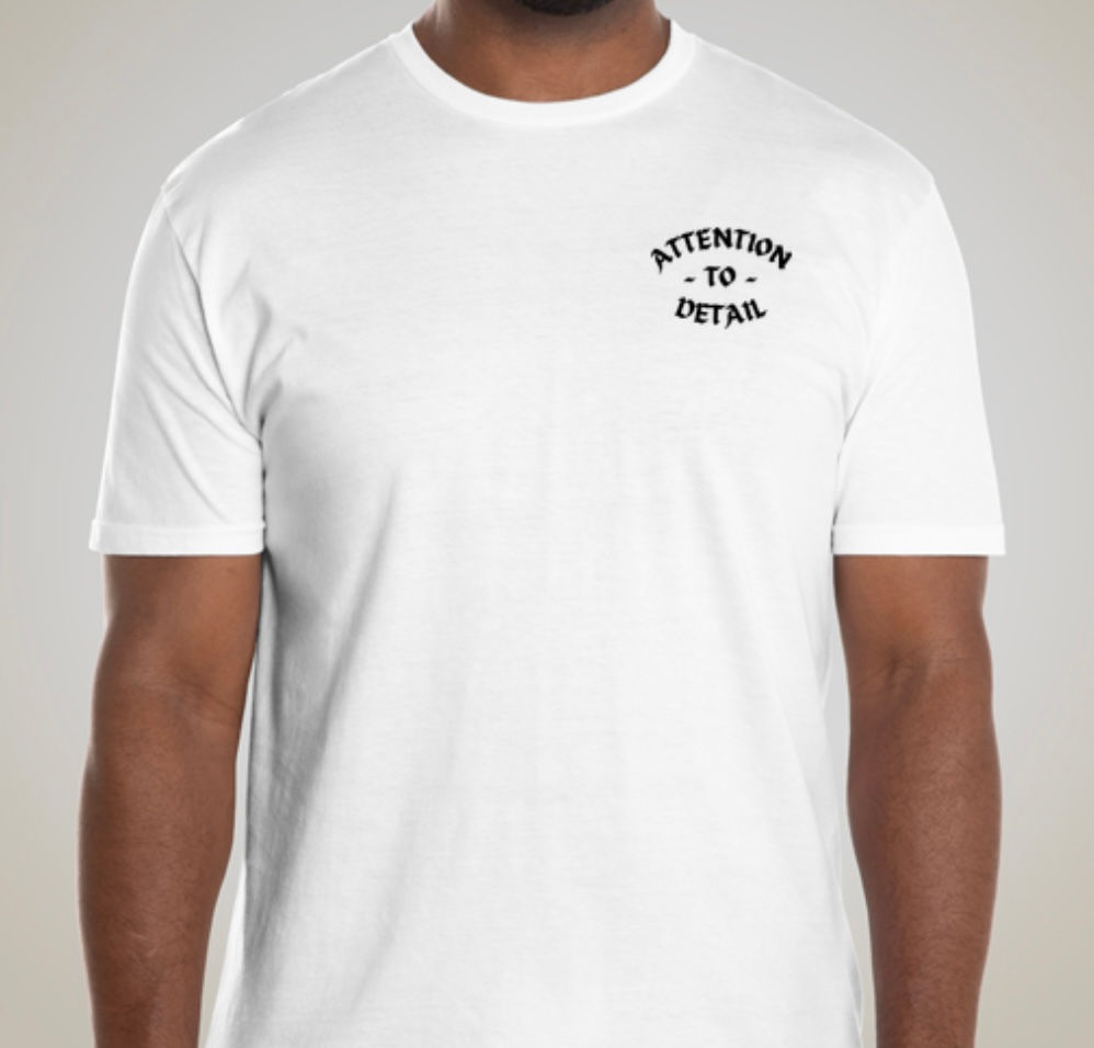 Attention To Detail Fashion T-Shirt (White)