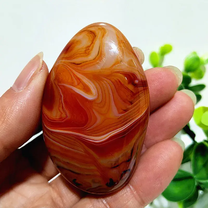 Thumbnail: Sardonyx Agate Palm Stones Playthings Small Stones and Crystals