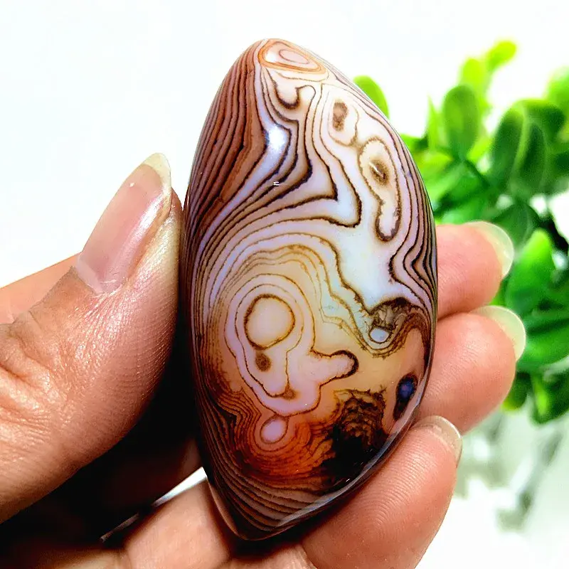 Thumbnail: Sardonyx Agate Palm Stones Playthings Small Stones and Crystals