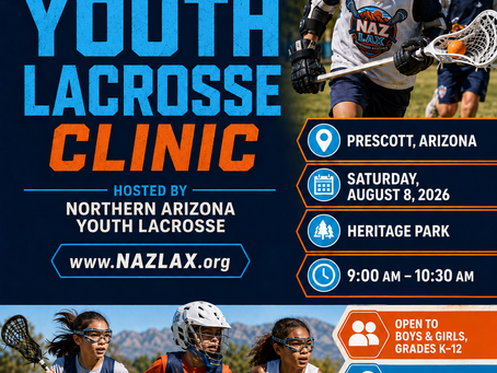 Free Youth Lacrosse Clinic Coming to Prescott on August 8, 2026
