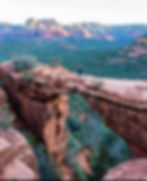 A sunrise mission at Devil's Bridge is much quieter than a mid-day hike.