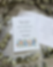 Peach and Blue Meadow Order of Service Booklets