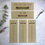 Thumbnail: Christmas Berry Individual Table Plan Cards - Kraft