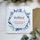 Thumbnail: Bridesmaid Thank You Card - Blue Foliage
