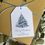 Thumbnail: Personalised Christmas Gift Tags (x10) - Blue Tree
