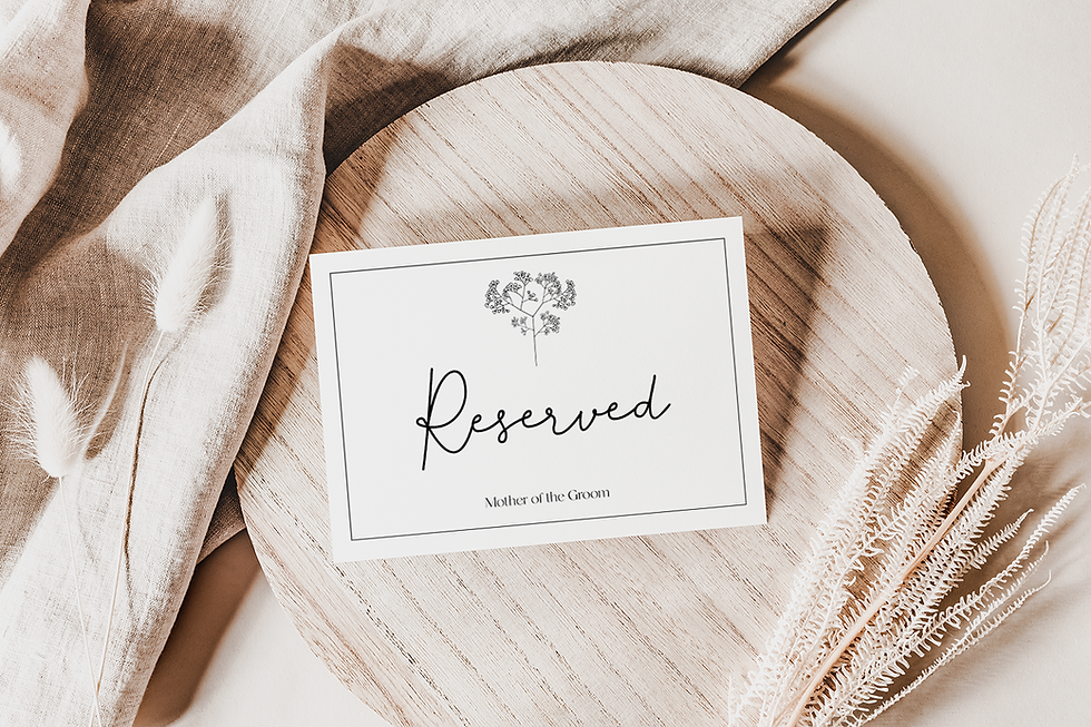 Thumbnail: Gypsophila Outline Reserved Sign