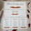 Thumbnail: Autumn Orange Individual Table Plan Cards - White