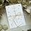 Thumbnail: Scattered Christmas Folded Wedding Invitations - White