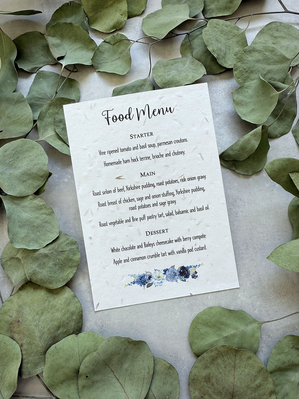 Thumbnail: Food Menu - Dark Blue Meadow