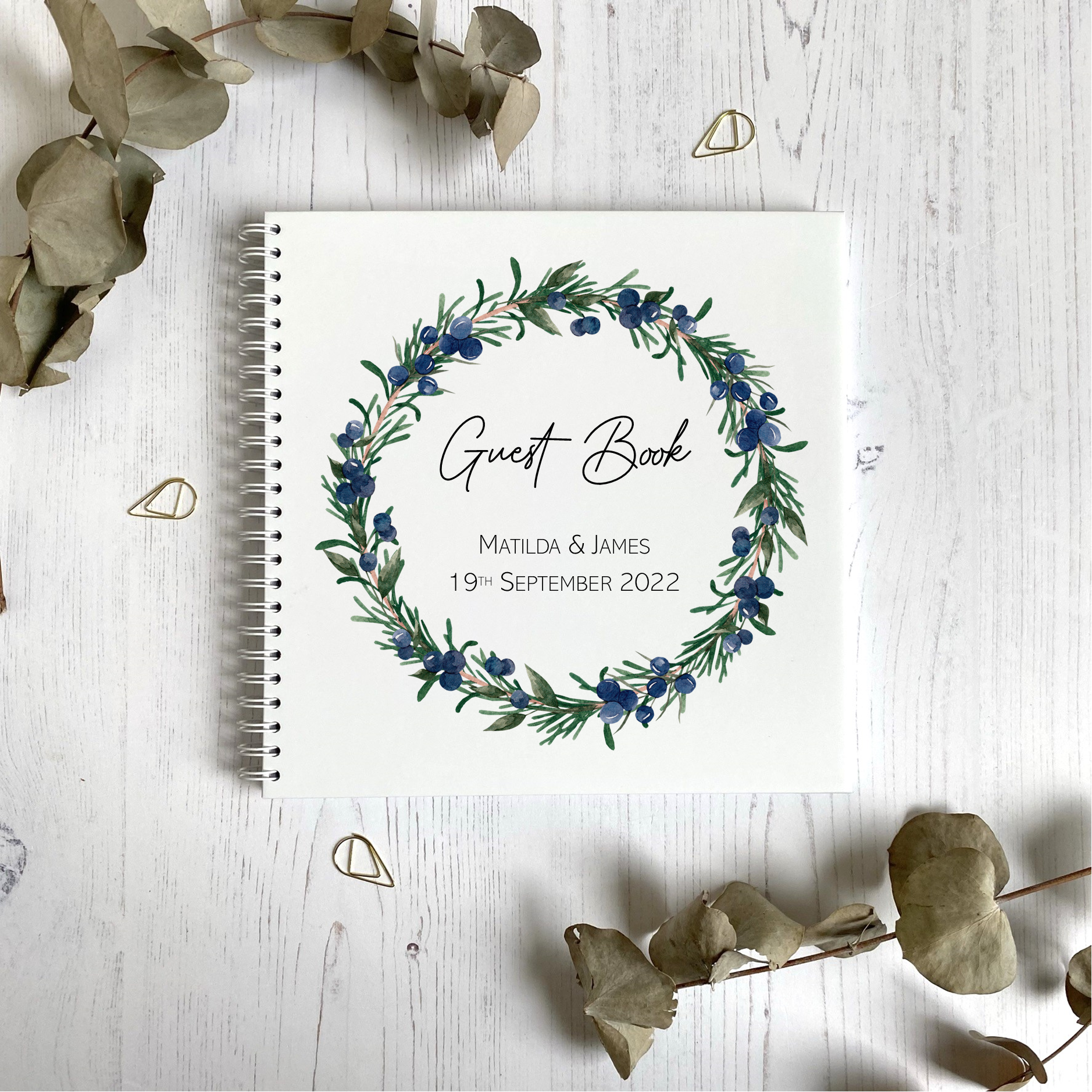 Guest Book - Blue Berry