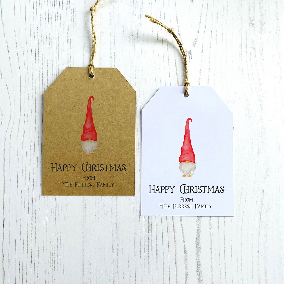 Thumbnail: Little Gnome Personalised Christmas Seed Cards