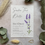 Thumbnail: Seeded Paper Wedding Save The Dates - Lavender