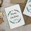 Thumbnail: Personalised Family Christmas Card - Wreath Design