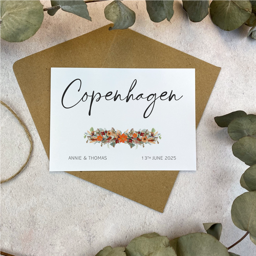 Sage Orange Table Name Sign Poppy forrest kraft sage-orange-table-name-sign-poppy-forrest-kraft