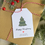 Thumbnail: Personalised Christmas Gift Tags (x10) - Scandi Tree