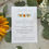 Thumbnail: Food Menu - Sunflower and Gypsophila