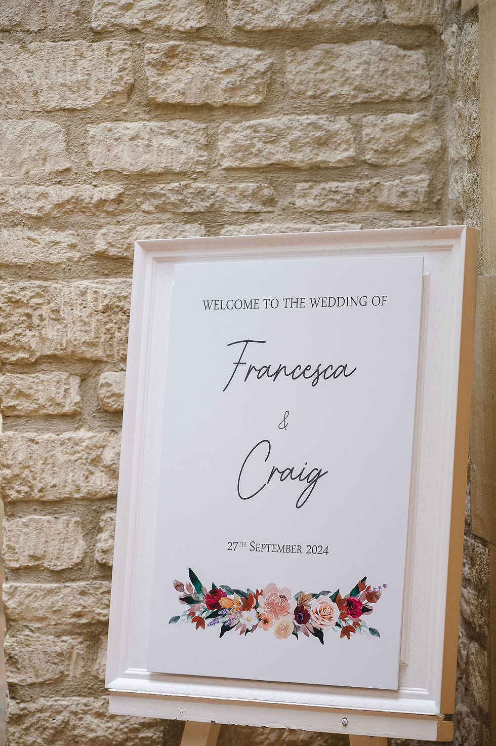 Welcome sign