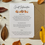 Thumbnail: Pumpkin Garland Wedding Invitations - White