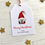 Thumbnail: Personalised Christmas Gift Tags (x10) - Santa Gnome